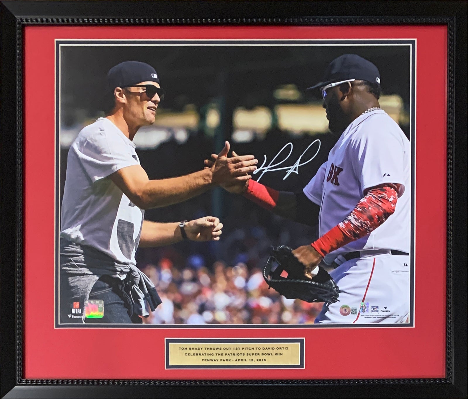 Autographed Boston Red Sox David Ortiz Fanatics Authentic Majestic