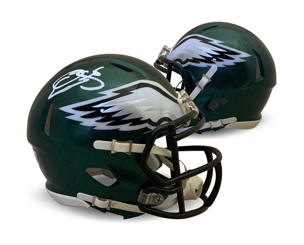 Eagles signed mini store helmet