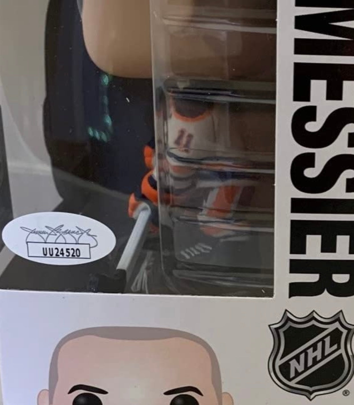 Mark Messier Autographed Edmonton Signed Hockey Funko Pop JSA COA-Powers Sports Memorabilia