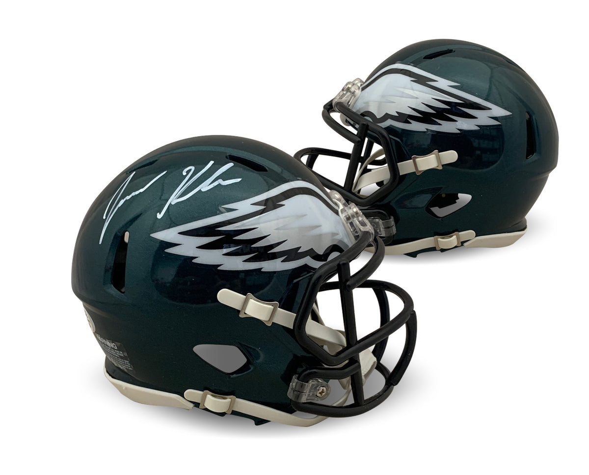 Jason Kelce Autographed Philadelphia Eagles Signed Football Mini Helme