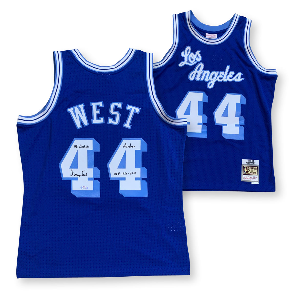 los angeles lakers jerry west jersey