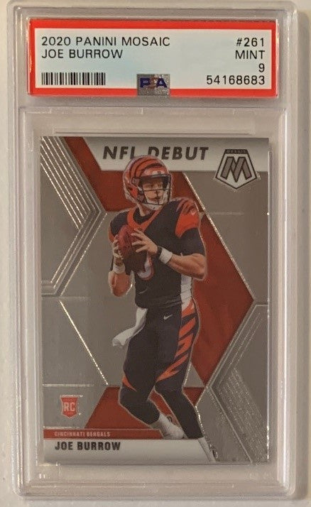 Joe Burrow Graded Rookie hot Card