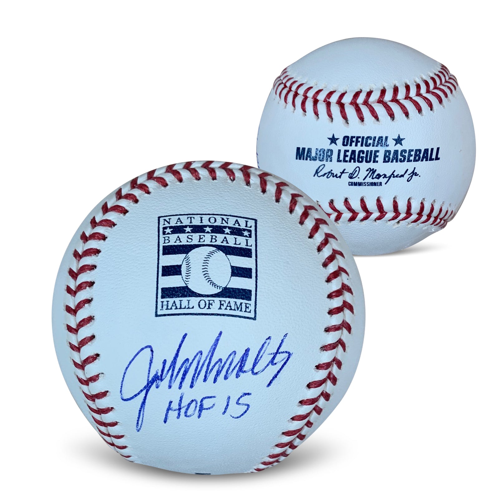 Shop John Smoltz Autographed Baseball Atlanta Braves HOF 15