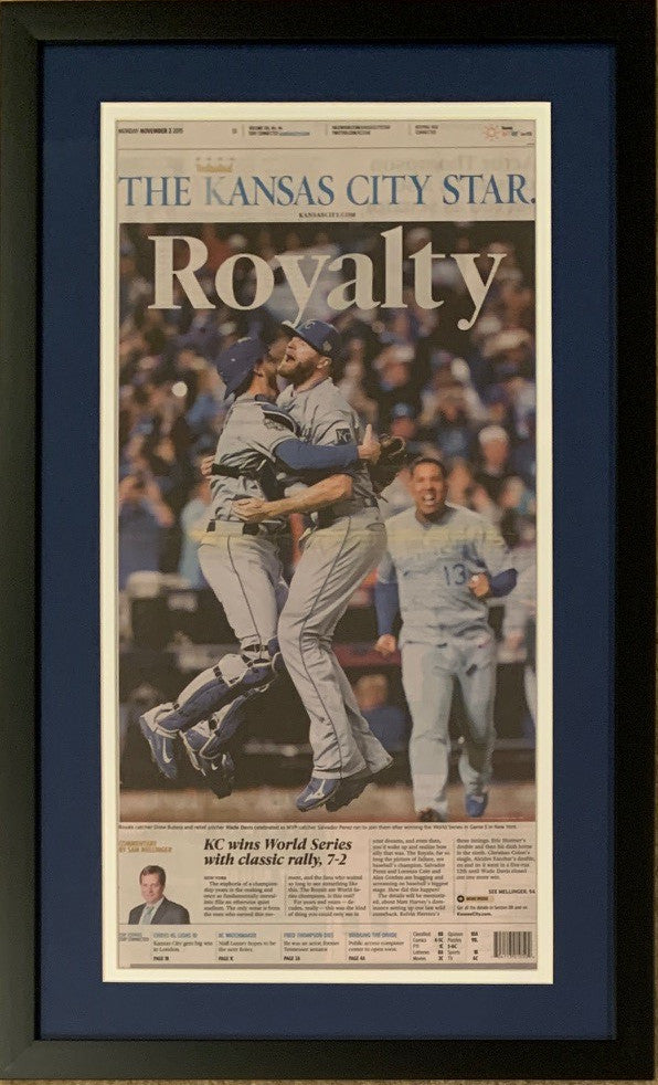 Kansas City Royals 2015 World Series Champs 12-Player Premium Poster Print  - Photofile