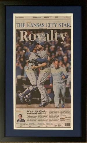 Chicago Cubs 2016 World Series Framed Tribune Newspaper