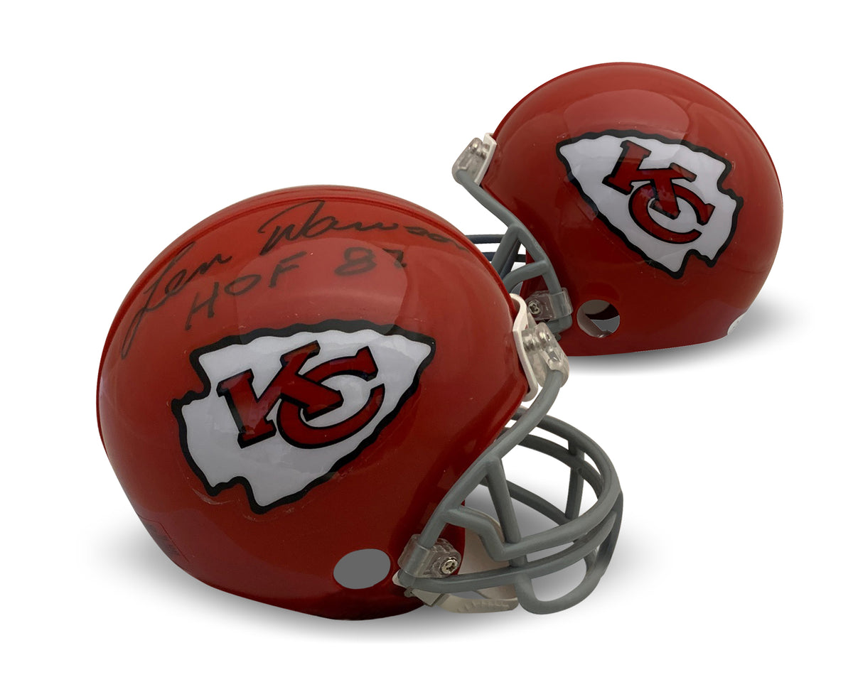 Len Dawson Autographed Kansas City Chiefs Hall of Fame 1987 HOF Signed