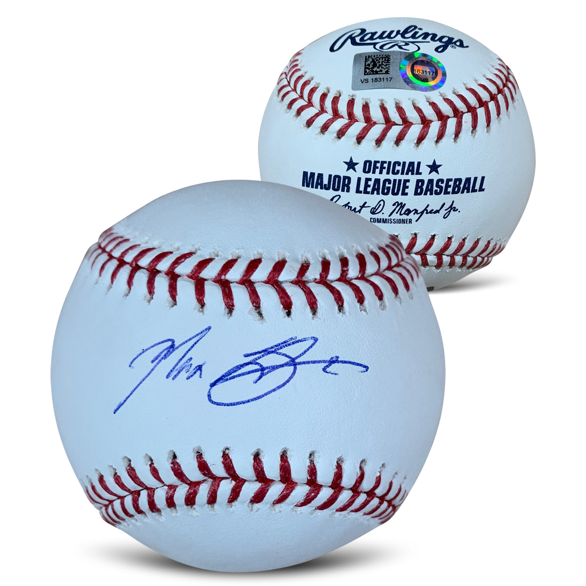 Max Scherzer Autographed Baseball MLB Authenticated Hologram Signed Wi