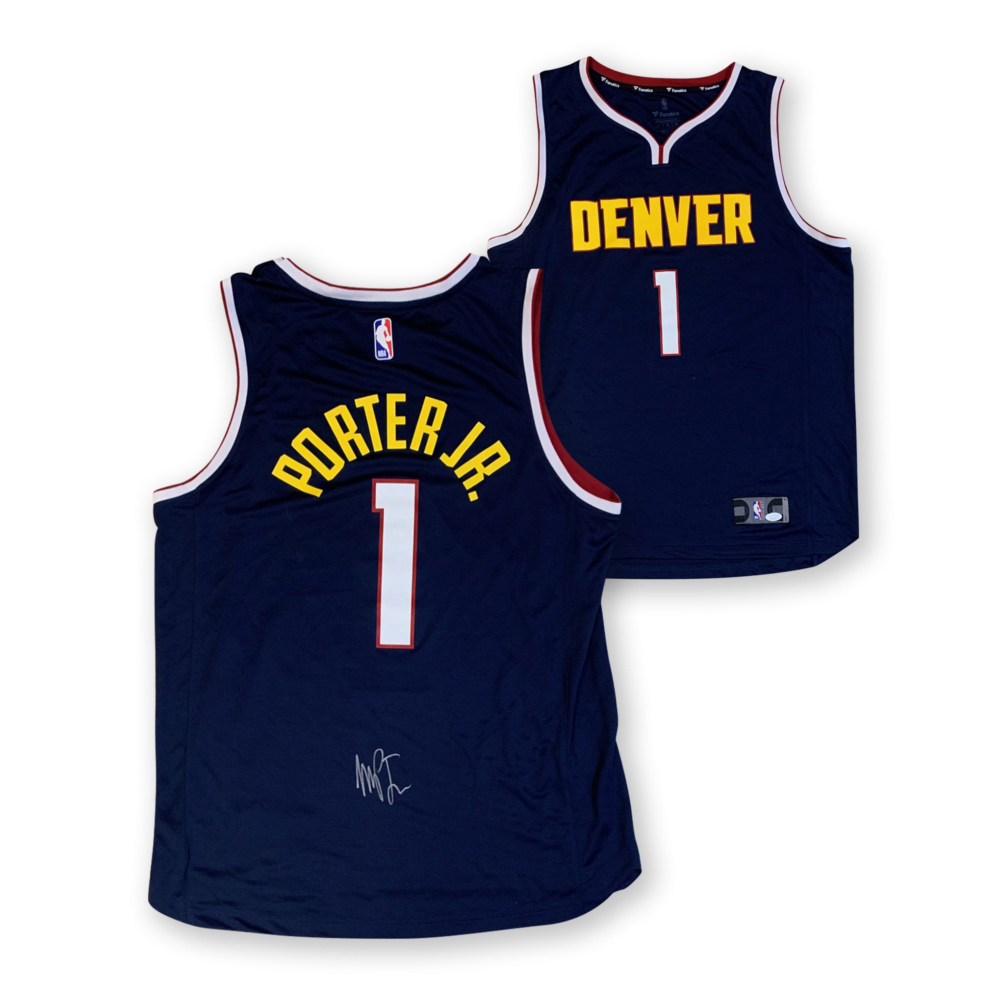 Michael Porter Jr. Signed Denver Nuggets Fanatics NBA Style Jersey (JS –  Super Sports Center