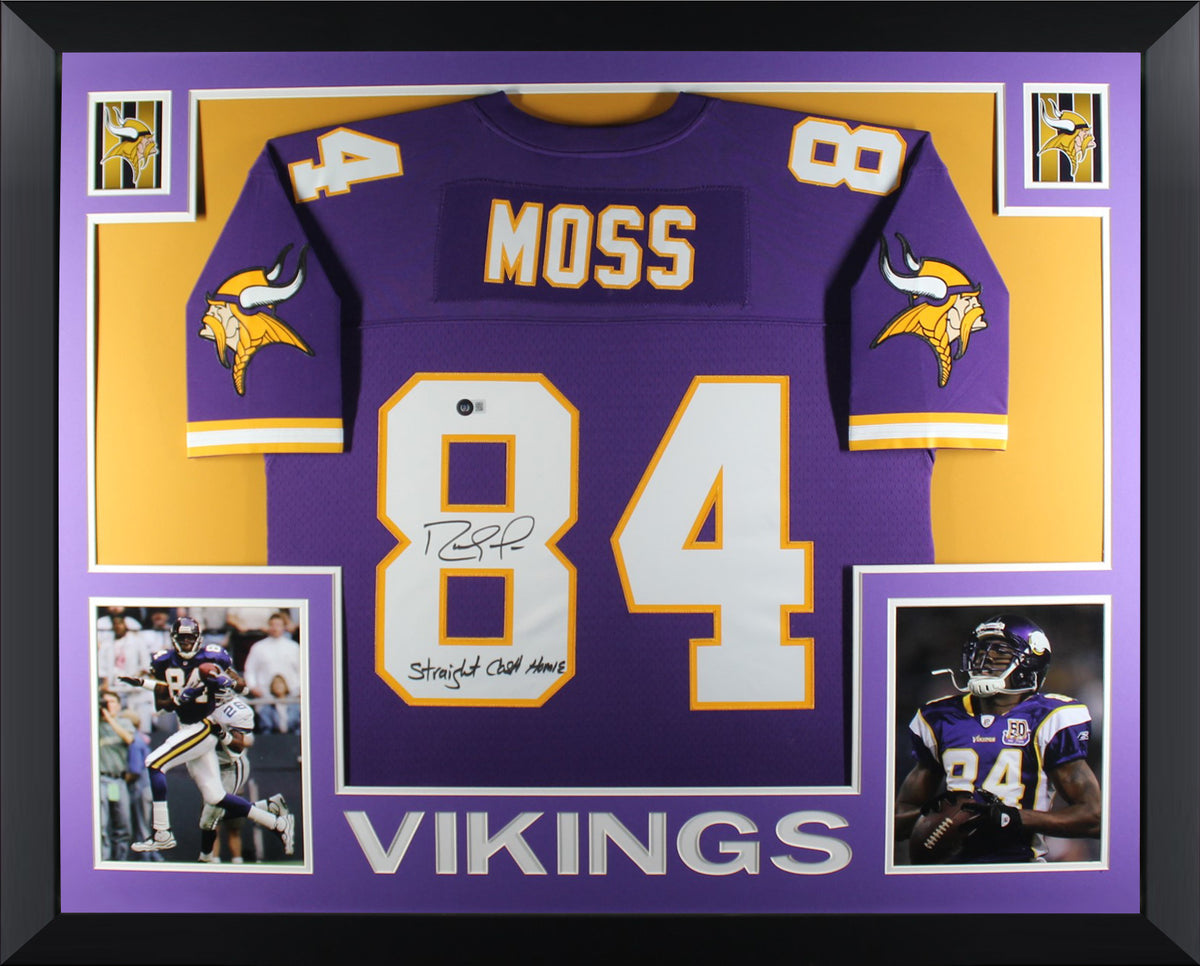 Minnesota Vikings Randy Moss Signed Purple Jersey
