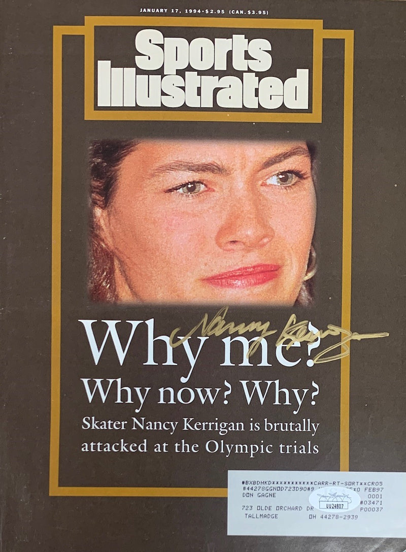 Nancy Kerrigan Autographed Sports Illustrated Signed Figure Skating Ma