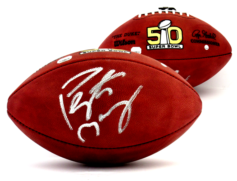 Peyton Manning Autographed NFL Wilson Football