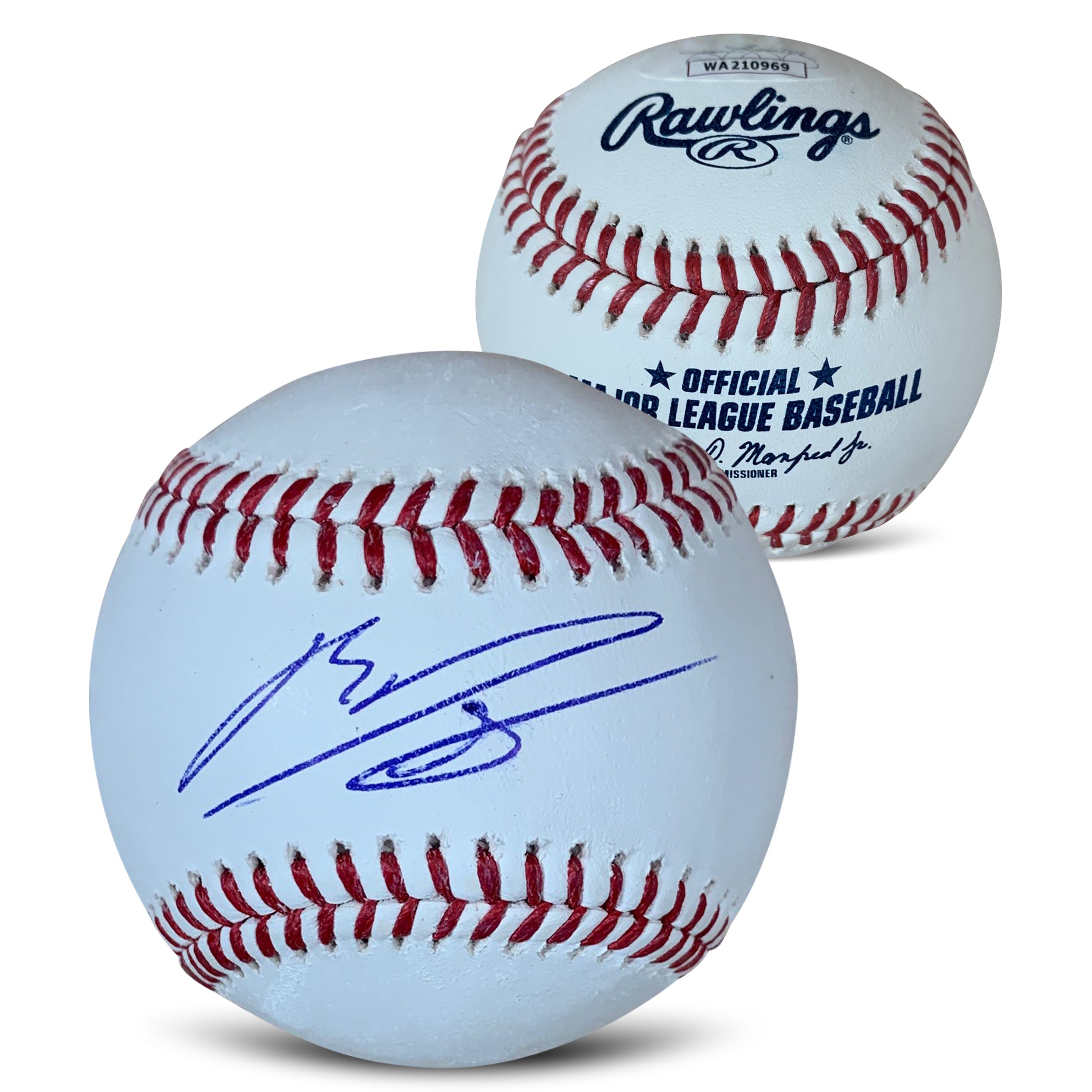 Autographed/Signed Rafael Devers Boston Blue Baseball Jersey JSA