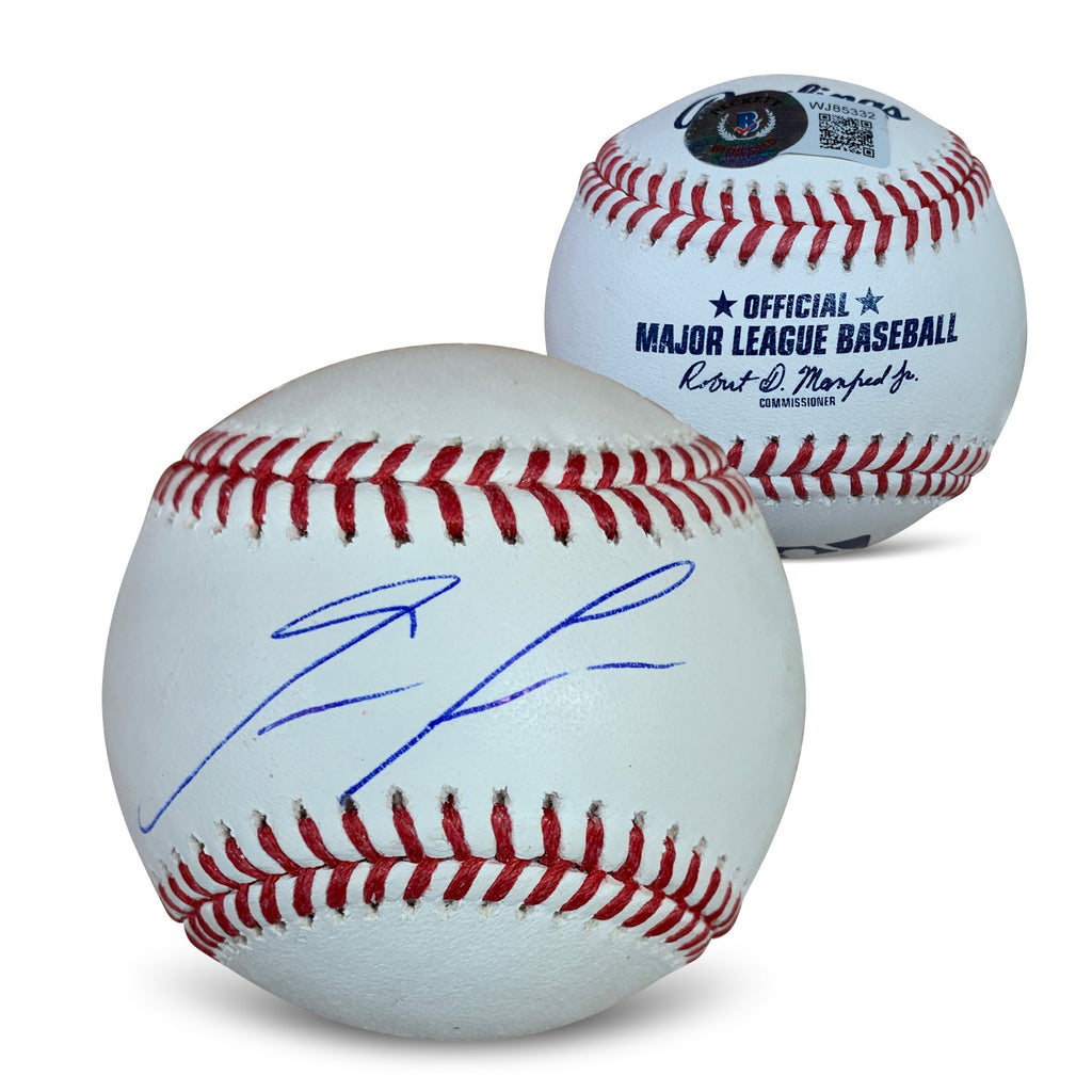 Ronald Acuna Jr Autographed MLB Signed Baseball Beckett Authentication