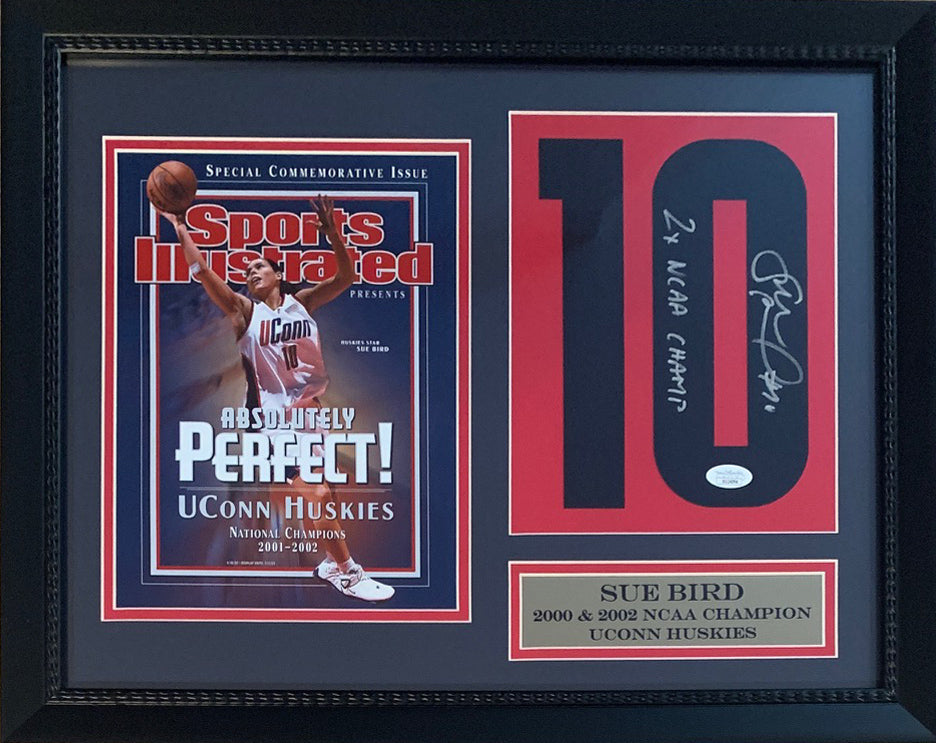 Signed Basketball Jersey Framed