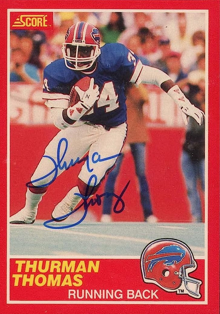 Thurman Thomas Autograph Signing