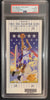 Allen Iverson Autographed 2001 NBA All Star Game MVP Signed Basketball Ticket Auto Graded PSA 9 66650427-Powers Sports Memorabilia