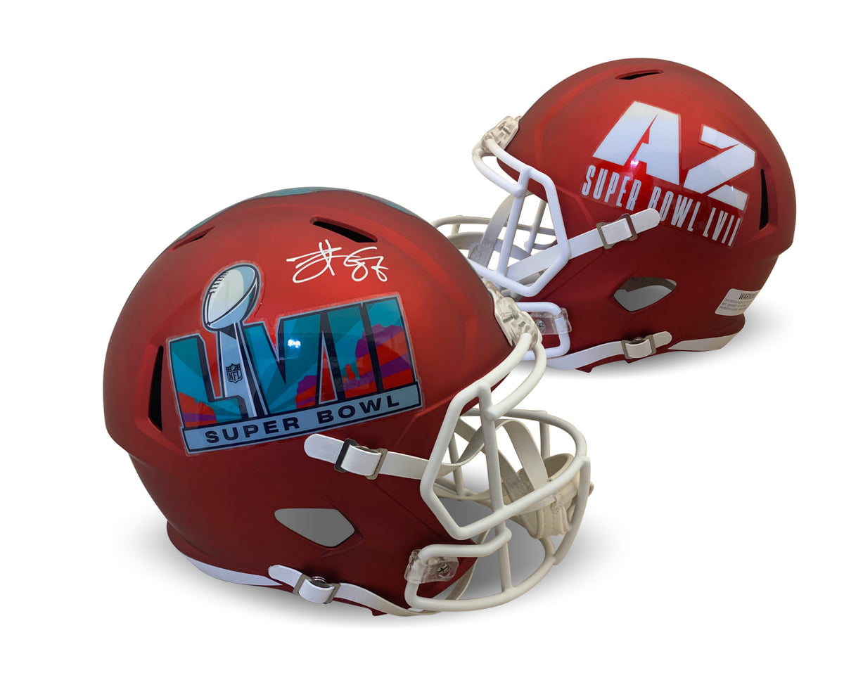 Travis Kelce Autographed Kansas City Chiefs Signed Super Bowl 57 LVII