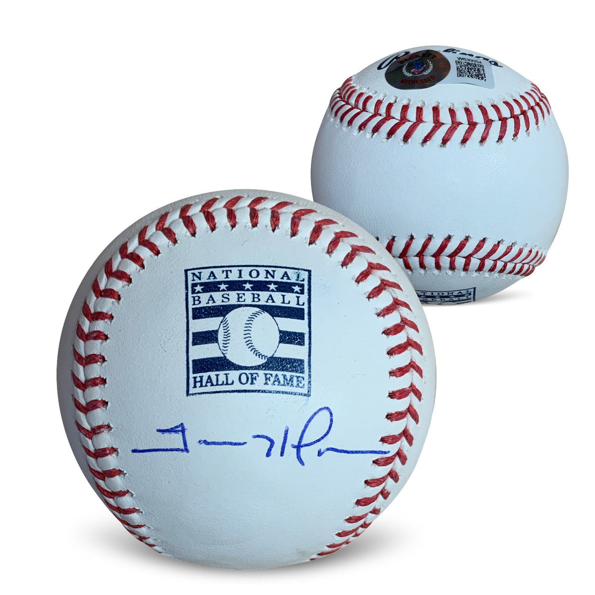 Trevor Hoffman Autographed MLB Signed Hall of Fame HOF Logo Baseball B