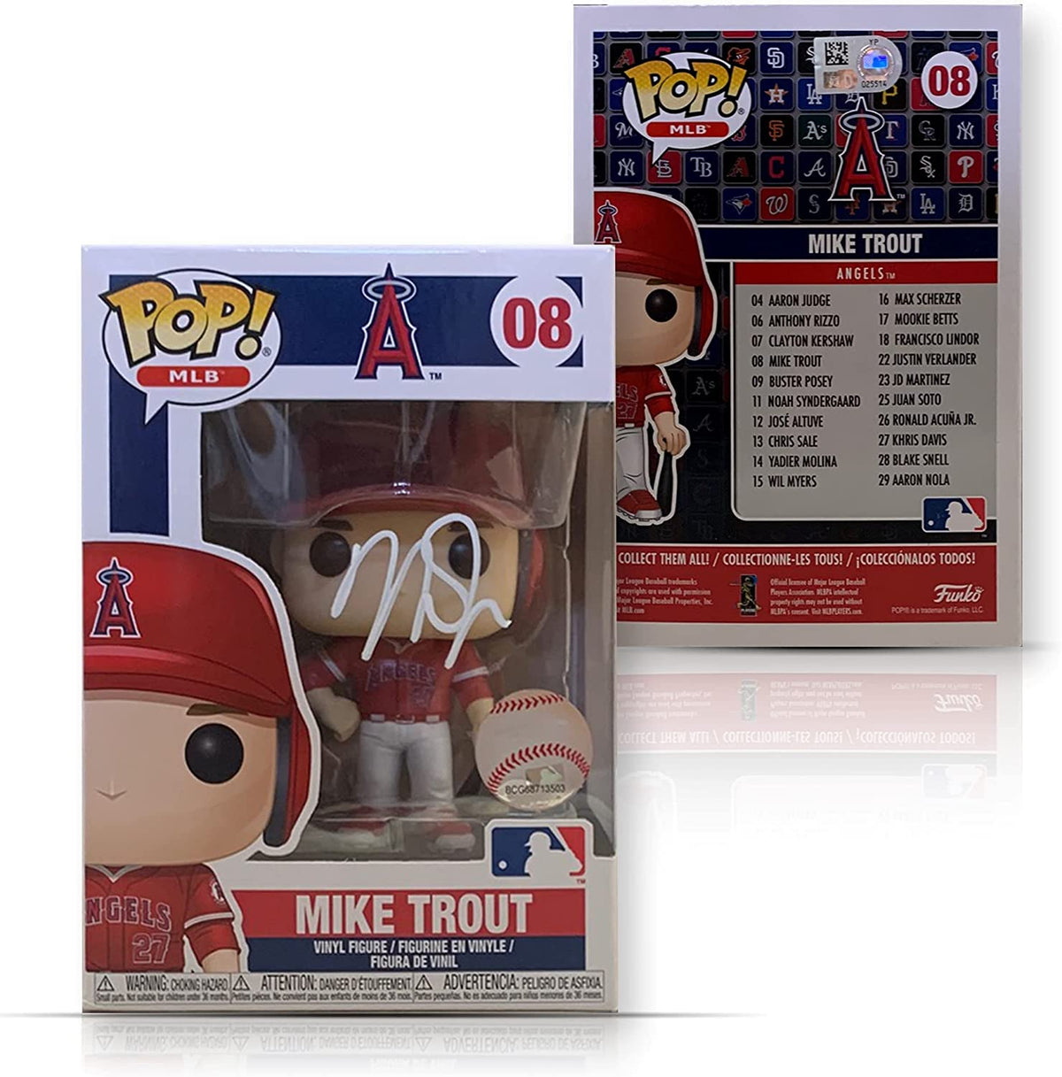  Funko POP MLB: Mike Trout (New Jersey) : Funko: Sports &  Outdoors
