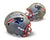Vince Wilfork Autographed New England Patriots Signed Football Full Size Replica Helmet 2 x SUPER BOWL CHAMP JSA COA-Powers Sports Memorabilia