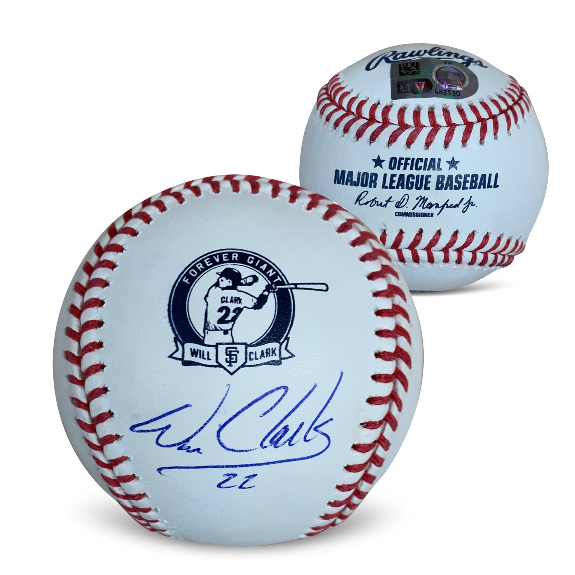 Will clark autographed store baseball