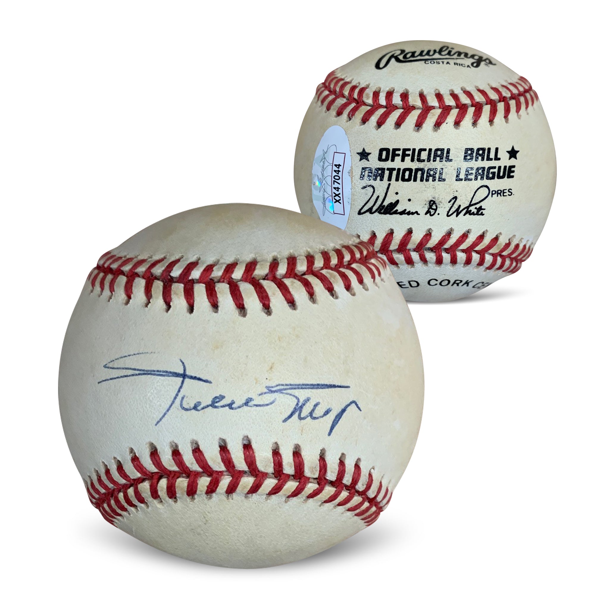 Willie Mays Autographed National League Signed Baseball JSA COA With U